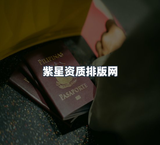 关于紫星资质排版网
